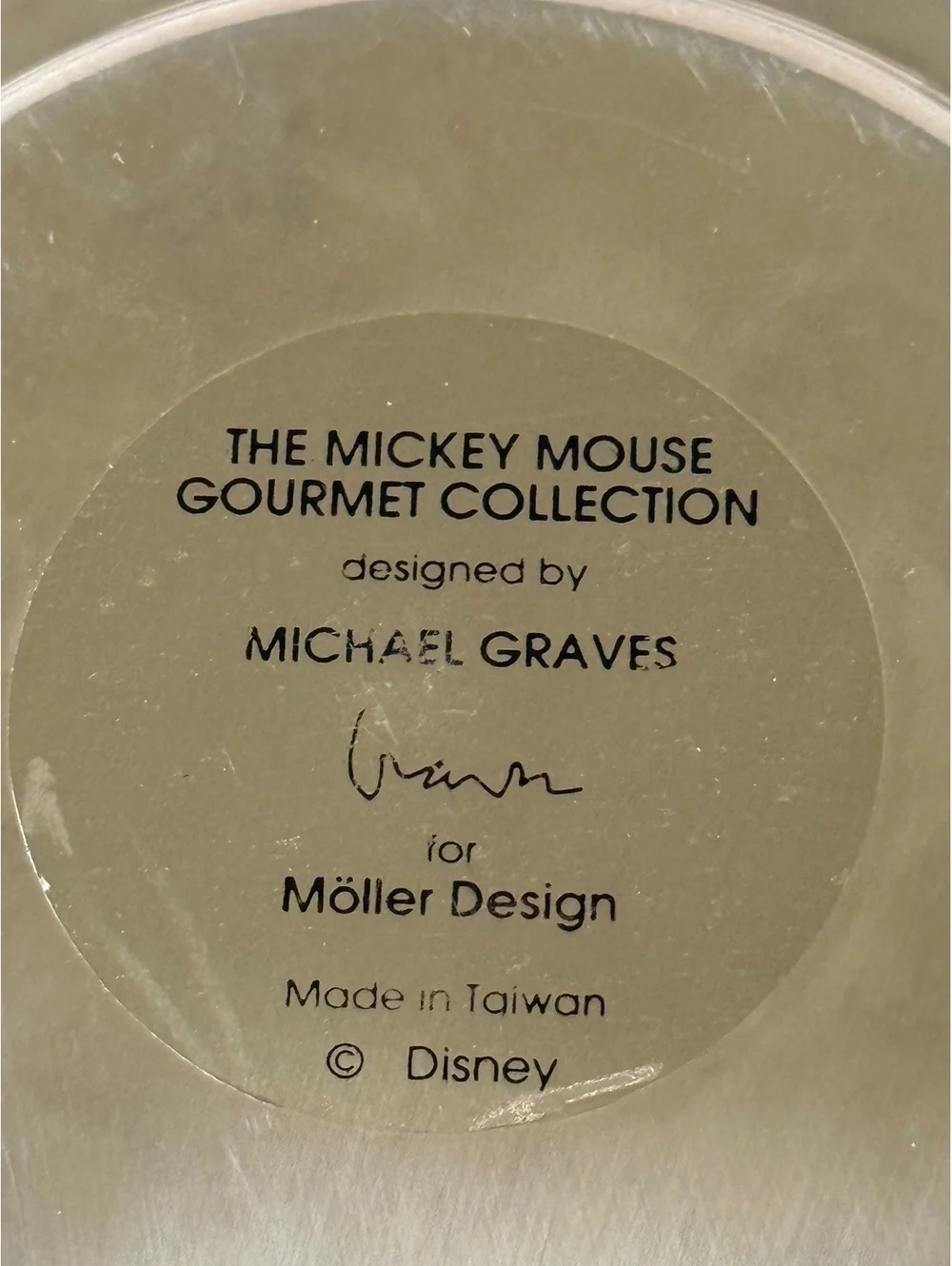 Disney Mickey Mouse Gourmet Collection Michael Graves Trivet Plate Möller